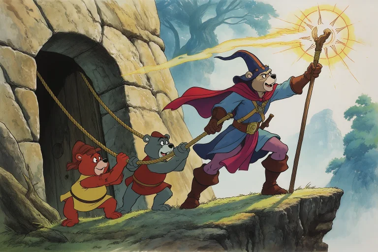 Gummi Bears Cartoon Aesthetic, Three Cute 2d Animated Anthro...