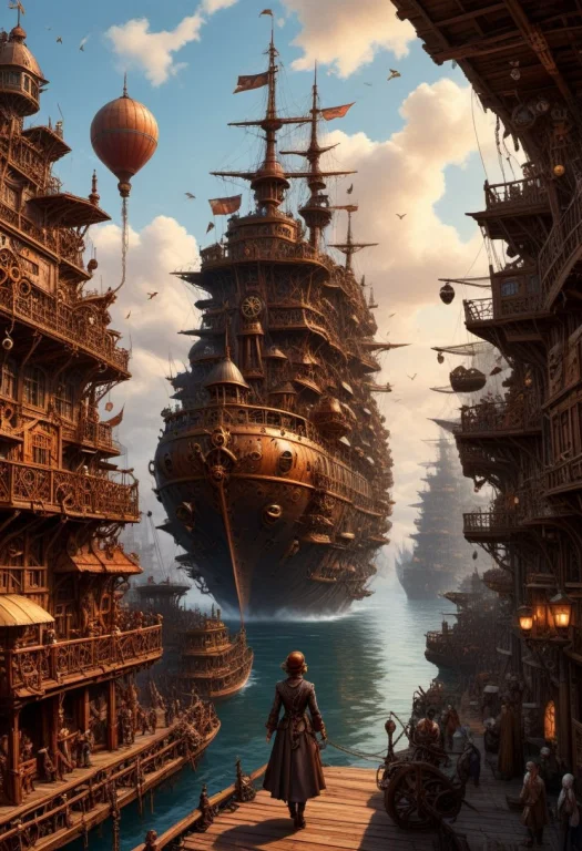 A Majestic Scene Unfolds As The Camera Pans Over A Vast Stea...