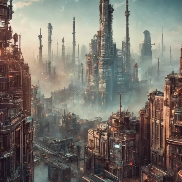 Wide Shot, Sci Fi City, Dieselpunkcity0.9 Cybercity1.2
