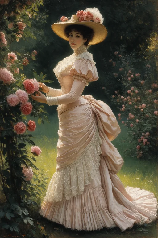 James Tissot Style, Victorian Society Scene Of A 36-year-old...