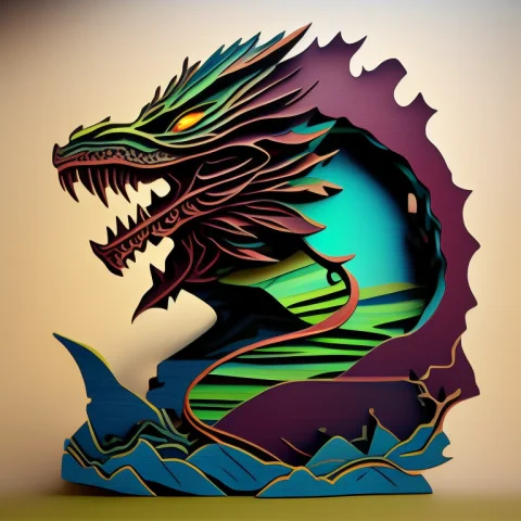 Wooditize Dragon — Stable Diffusion AI Prompt: wooditize dragon