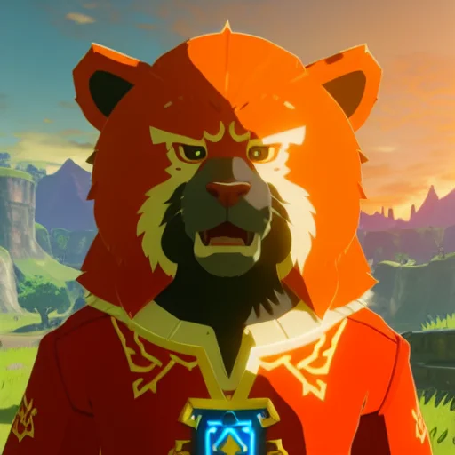 Botw Style A Stunning Intricate Full Color Portrait Of A Sad...