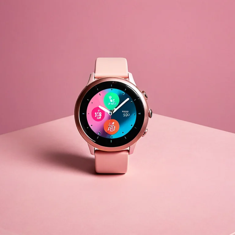 Loratech2powderpinkv10.80, Techpowderpink, A Smartwatch On A...