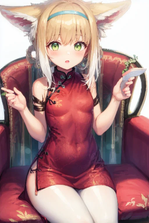 1girl,china Dress,sitting,crossed Legs,chair,cowboy Shot
