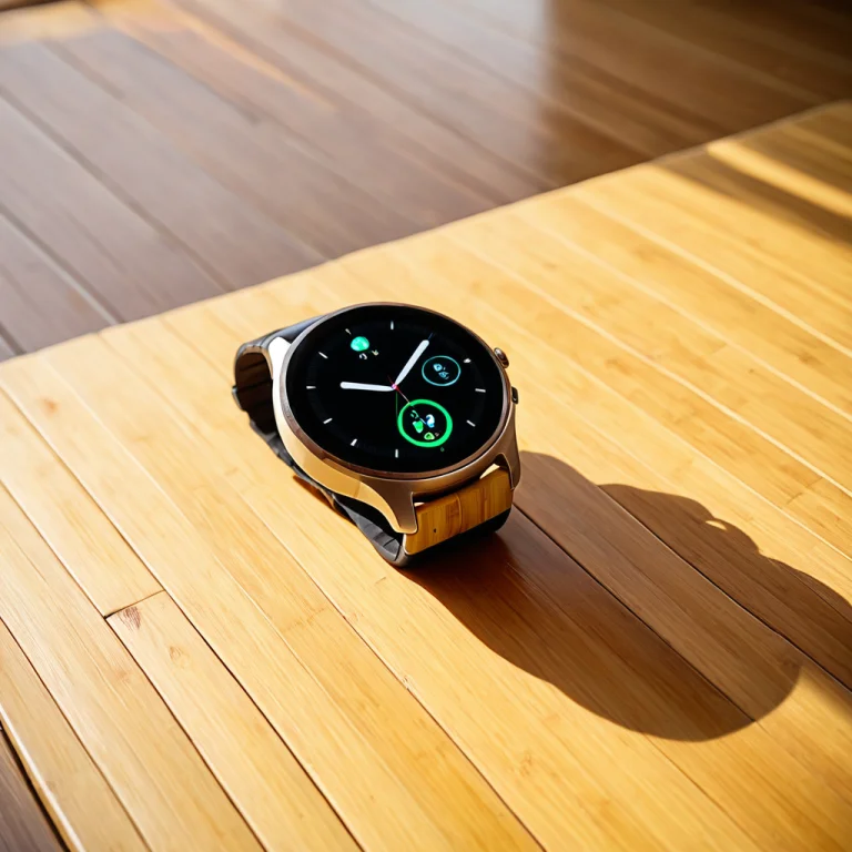 Loratech3bamboonaturalv10.80, Techbamboo, A Smartwatch On Na...