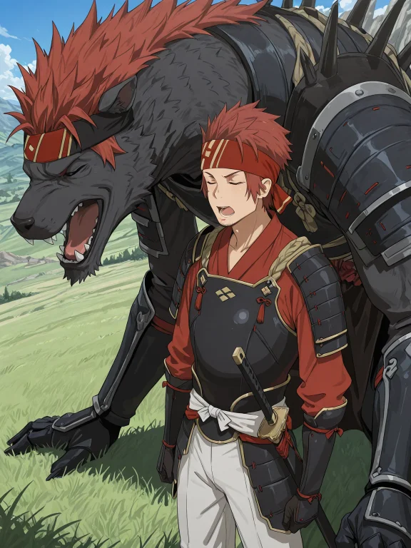 1boy, Aincrad, Outdoors, Dramatic Landscape, Fantasy, Anime...