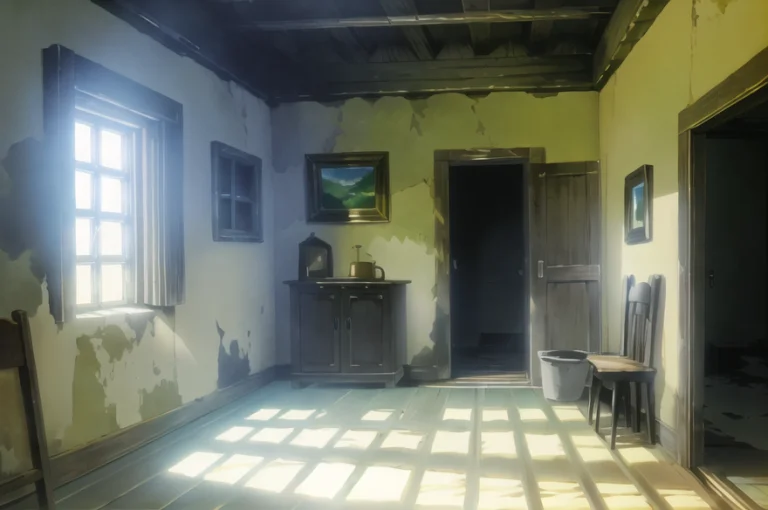 Howlbgs, Old House, Inside, Sunlit, Lorahowlbgs1