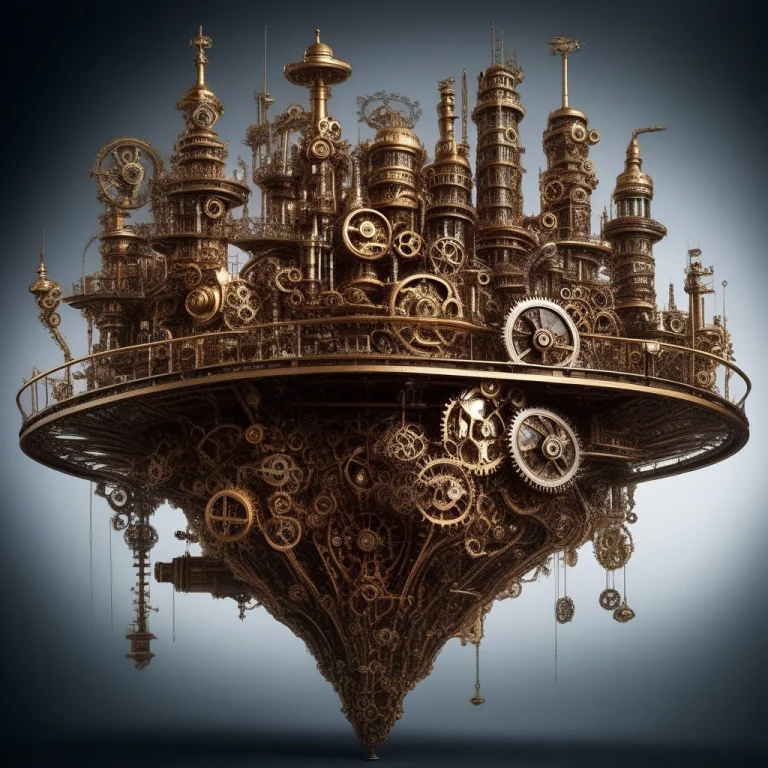 A Sprawling Metropolis Entirely Constructed From Interlockin...