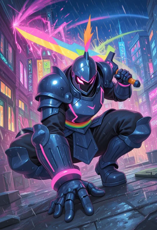 1boy, Solo, Young, Crazy, Intense, Crazy Knight, Heavy Death...
