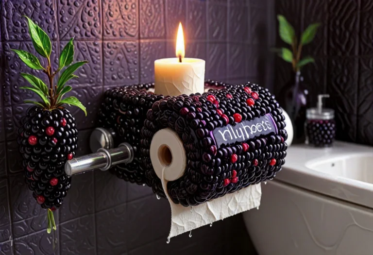 Blackberryworld Toilet Paper Roll, Product Still Life, Close...