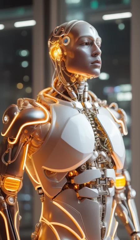 Man, Gold Oil Leaking From Wires Loraqqatrokqq1, Cyborg Man...