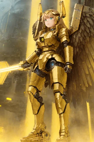 1girl, Robotic Valkyrie1.1, Gates Of Valhalla1.2, Battle Arm... — Stable Diffusion AI Prompt: 1girl, (robotic valkyrie:1.1), (gates of valhalla:1.2), (battle armor:1.1), (dys...