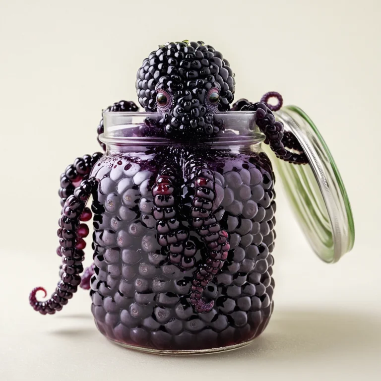 Blackberryworld, An Adorable Small Octopus Constructed Entir...