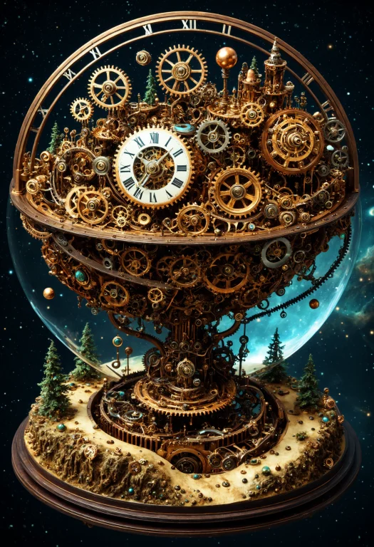 Loragearstyle1, Surrealism,absurdres,made Of Gear Style, Mas...