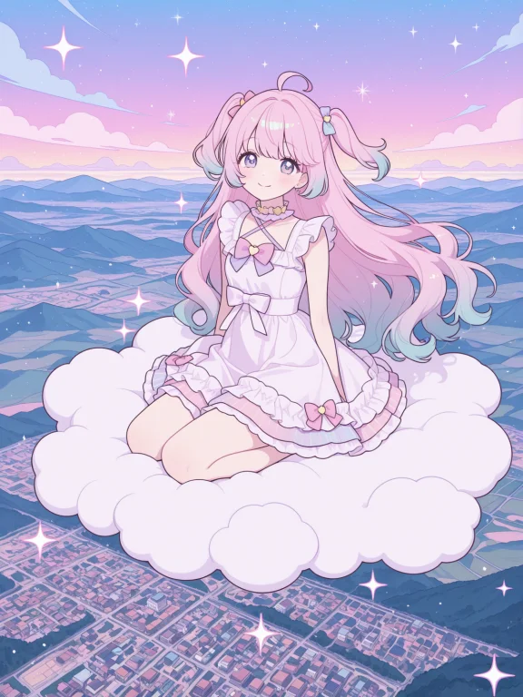 Masterpiece, Best Quality, Smile, Yume Kawaii, Dress, Full B...
