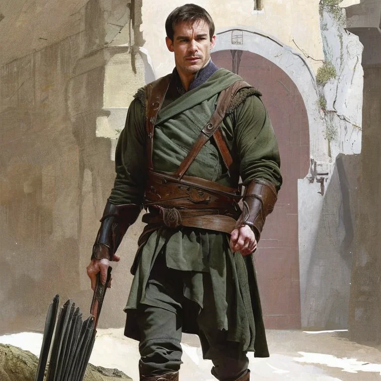 Detailed Digital Illustration Of Male Rogue Christopher Gorh...
