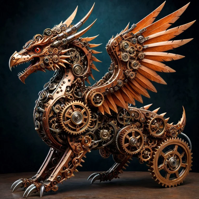 Ultra-realistic And Detailed Image Of A Fantastical Creature...