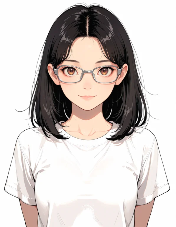 Masterpiece, Best Quality, Score9, A Girl With Black Forehea...
