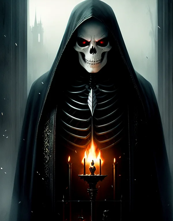 Card, Horror, Dark, Skeleton, Trending On Artstation, Sharp...