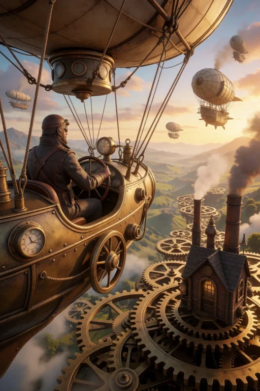 Fantastic Creation Of Game World, Depicted With Highly Detai...