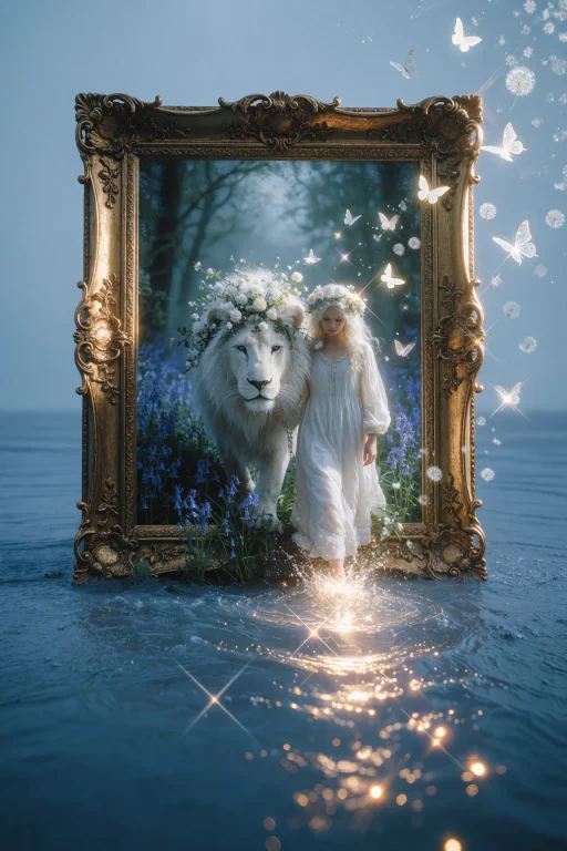 A Breathtaking Romantic Fantasy Fine-art Painting Set In An...