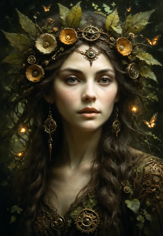 Masterpiece, Best Quality, Close-up, Face Only, Surreal Fore...