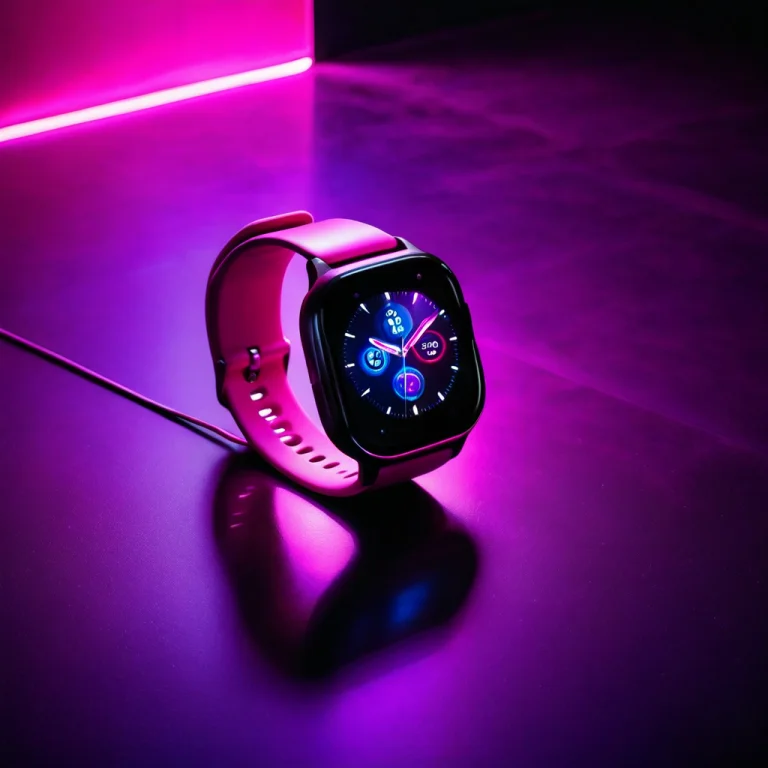 Loratech2neonpinkhazev10.80, Techpinkhaze, A Smartwatch Surr...