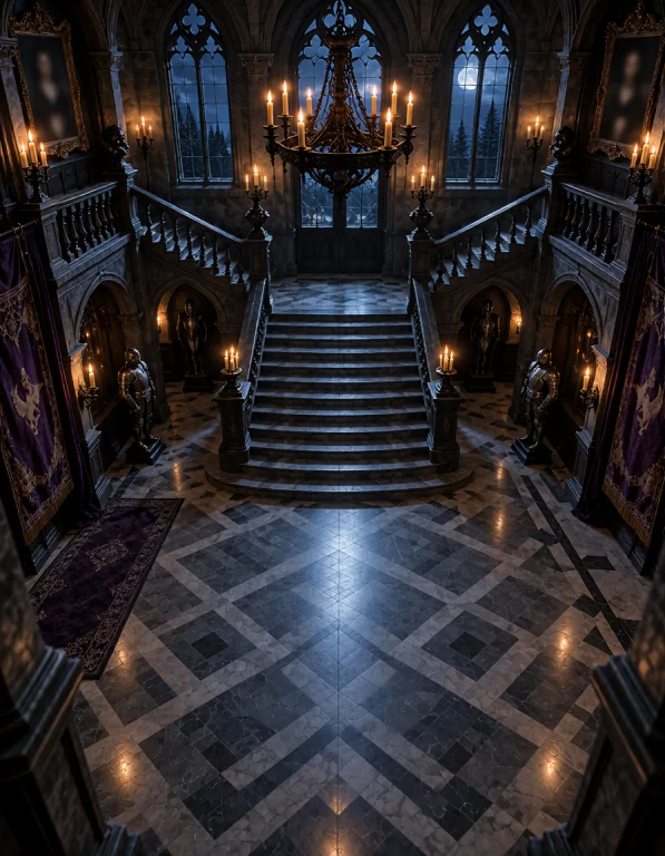 G0th1c M4ns10n. Use The Supplied Grand Entrance Hall Image A...