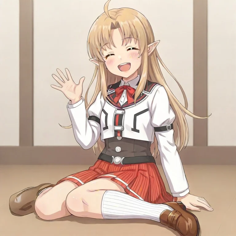 Lucygreyratmt,long Hair, Brown Hair,ahoge, Brown Eyes, Point...