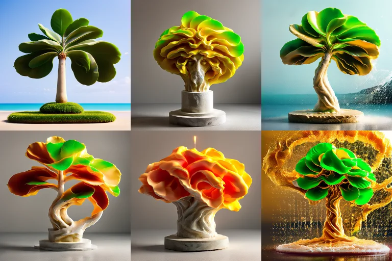 Flrmrbl, Statue Of A Palm Tree