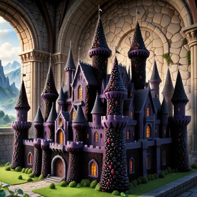 Masterpiece, Ultra Detailed, Blackberryworld Castle, Scenery...