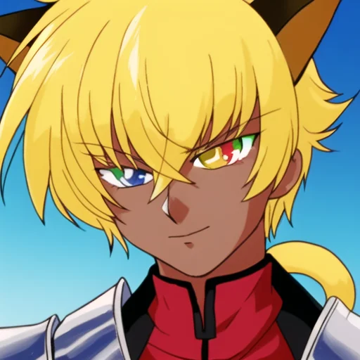 Lora80sanimestylev10.61boy, Cat Ears, Tan, Dark-skinned Male...