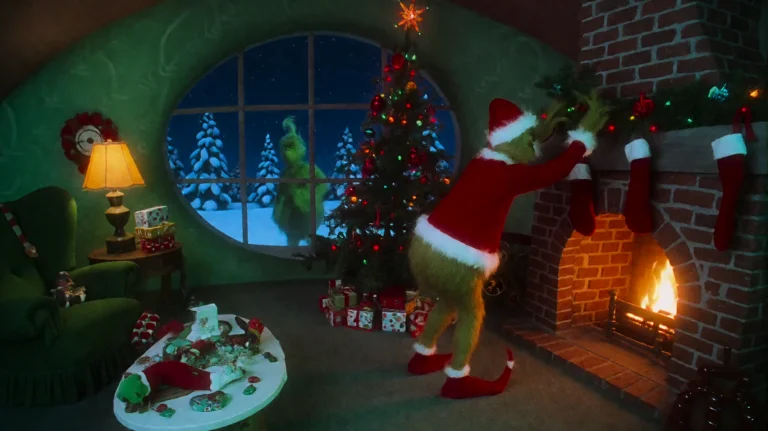 Hwgrnchstl2000, The Grinch Sneaking Through A Cozy Whoville...