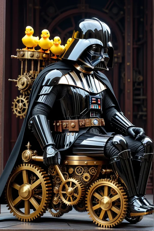 Gearstyle1.0, Masterpieces, Humorous Concept Art. Darth Vade...