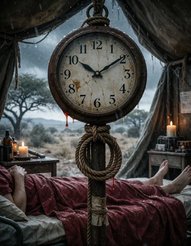 Create A Pg-13 Atmospheric Horror Image Centered On A Quiet... — Stable Diffusion AI Prompt: Create a PG-13 atmospheric horror image centered on a quiet nursing station wher...