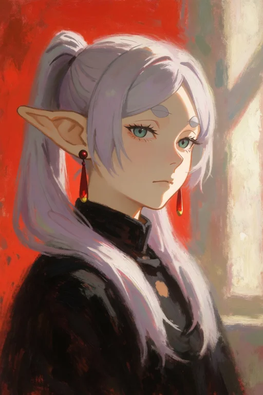 Masterpiece, Very Aesthetic, Frieren, This Is A Fan Art Illu...