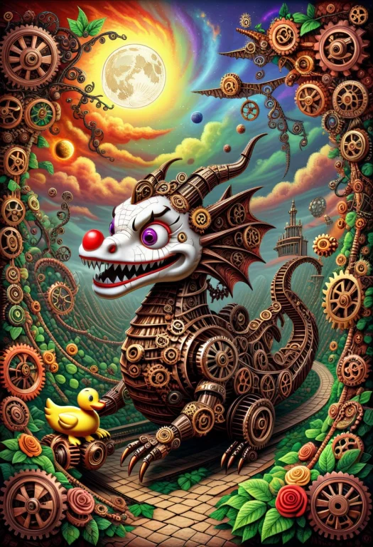 Made Of Gears, Gears-style, Sky , Made Of Gears Realism, Rea...