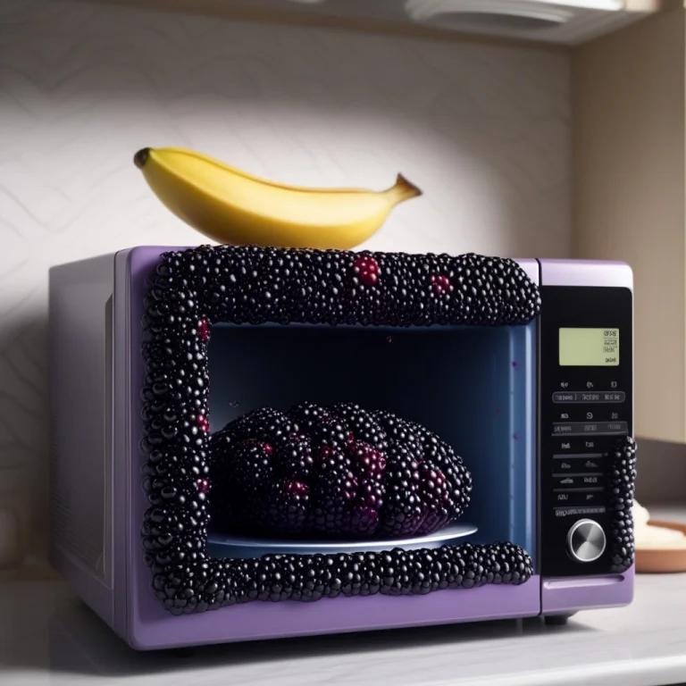All In The Microwave,berry Banana,half Of The Banana Is Made...