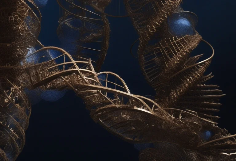 Gearstyle, Dna Double Helix1.3, Vertical Spiral, Base Pairs...