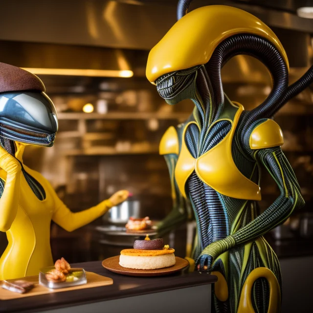 Portrait, Professional Shot, Anthropomorphic Alien, Ultra De...