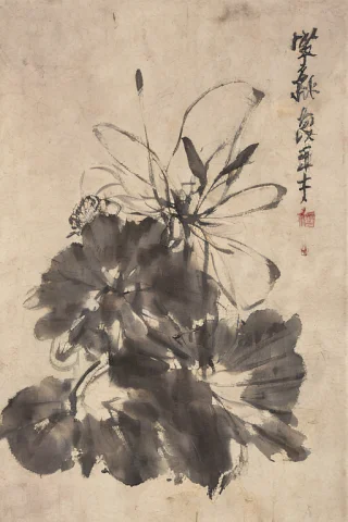 Shukezouma, Negative Space, Shuimobysim, Minimalism1 , Lotus... — Stable Diffusion AI Prompt: shukezouma, negative space, shuimobysim, (Minimalism:1) , lotus, 
