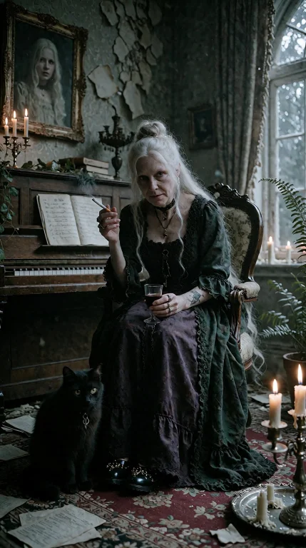 Lady Tremaine, 67 Victorian Parlor In Ruin A 67-year-old Wom...