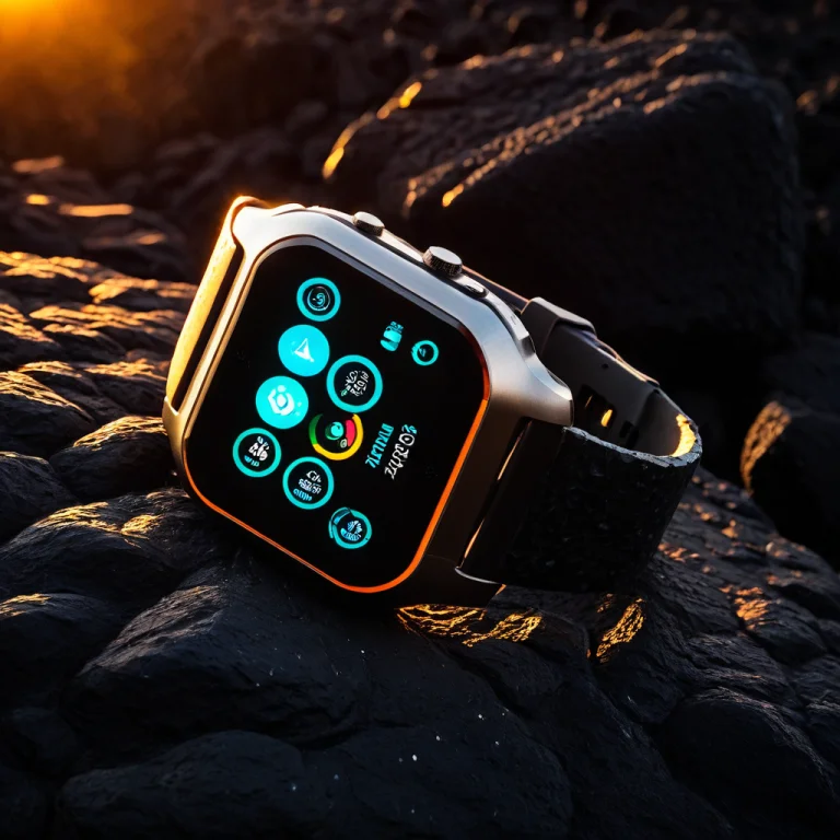 Loratech2volcanicrockv10.80, Techvolcanic, A Smartwatch On D...