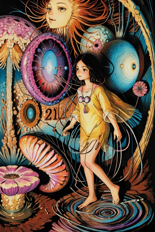 1girl, Loralilcthulhu0.8, Jellyfish, Very Energizing, Surrea...