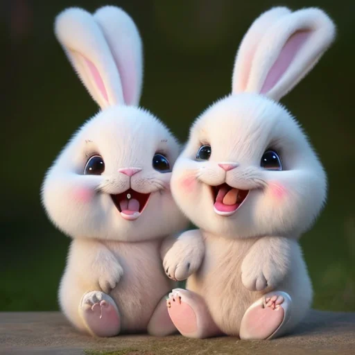 Animal, Rabbit,realistic,hairy, Animalfocus, Blush, Lookinga...