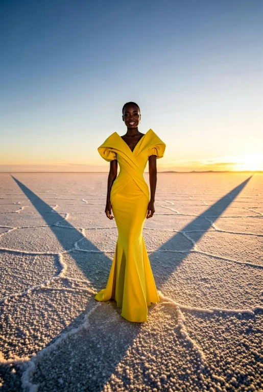 High Fashion Editorial Photograph Of A 26 Year Old Nigerian...