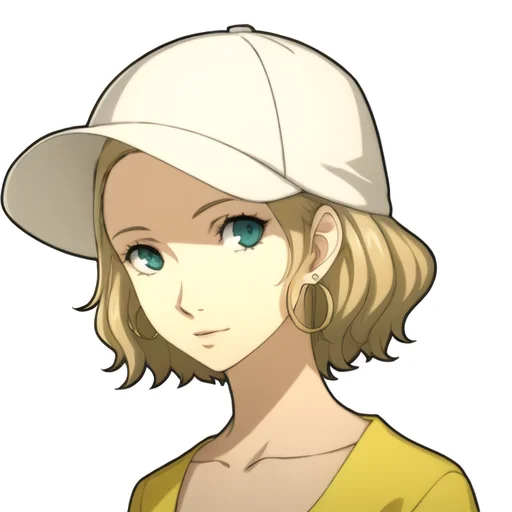 1girl, Portrait, White Background0.1, Aqua Eyes, Baseball Ca...