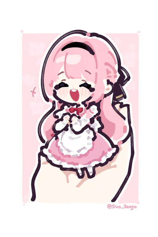 , , Nijisanji, Suosango, Suosango6thcostume, 1girl, D, Apron...
