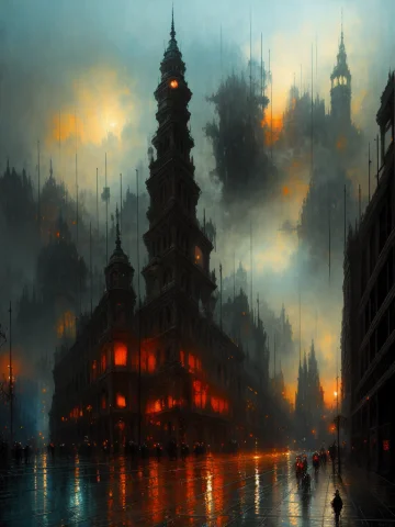 Apocalyptic City, Stunning, Highly Detailed, 8k, Ornate, Int... — Stable Diffusion AI Prompt: apocalyptic city, stunning, highly detailed, 8k, ornate, intricate, cinematic, d...