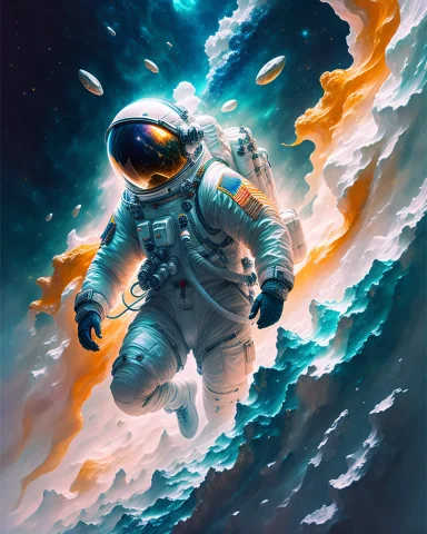 Astronaut, Climbing The Asteroid, Character Render, Ultra Hi... — Stable Diffusion AI Prompt: astronaut, climbing the asteroid, character render, ultra high quality model, et...